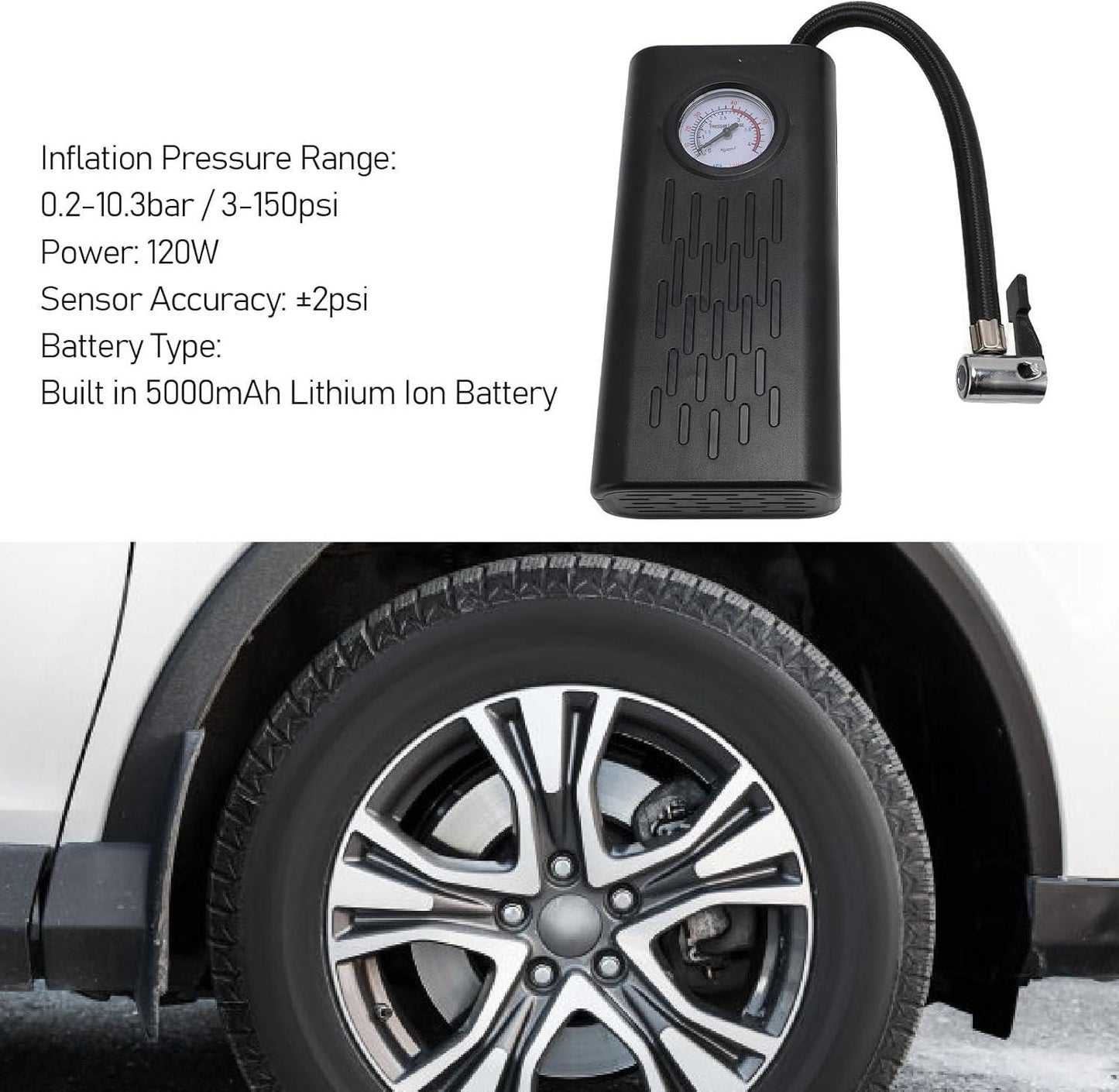Portable Air Compressor Tire Inflator 2