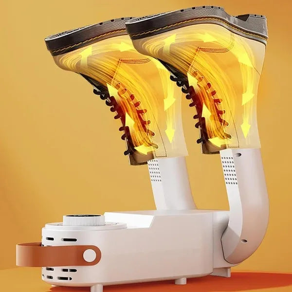 UV Shoe & Boot Dryer with Deep Sanitization, Deodorizer, and Foldable
